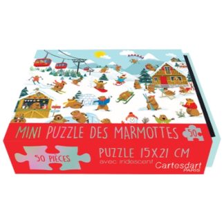 Mini puzzle: Les marmottes 50pcs