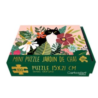 Mini puzzle: Jardin de chats 100pcs