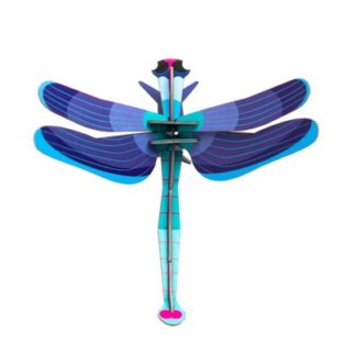 Art mural: Sapphire dragonfly