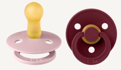 Tétine Bibs colour T2 rose lilas/myrtille
