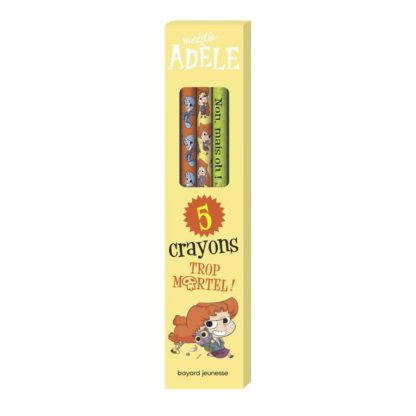 Crayons Mortelle Adèle x5