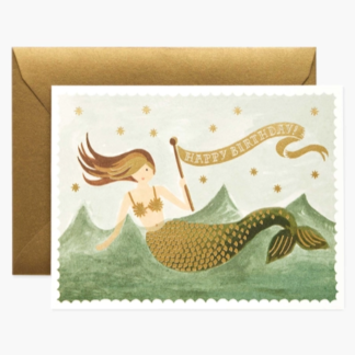 Carte Mermaid birthday