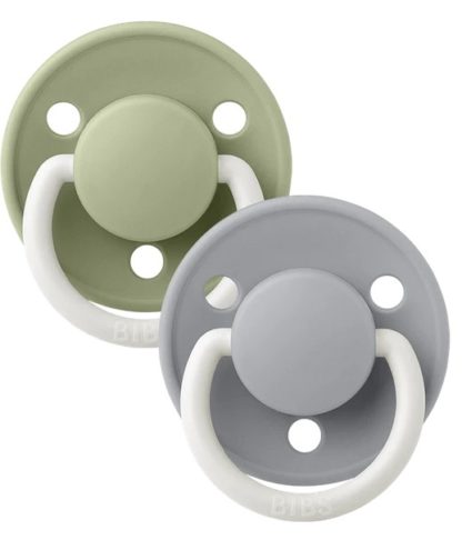 Tétine Bibs lux NIGHT vert sauge/gris nuage