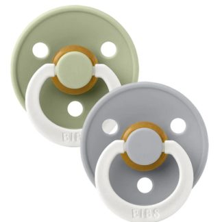 Tétine Bibs colour NIGHT T2 vert sauge/gris nuage