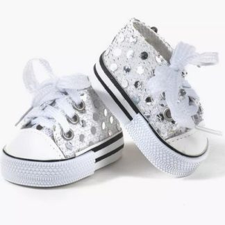 Baskets Komvers blanc à sequins