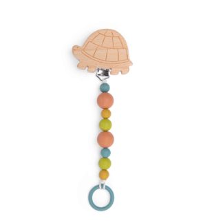 Attache tétine tortue trois petits lapins