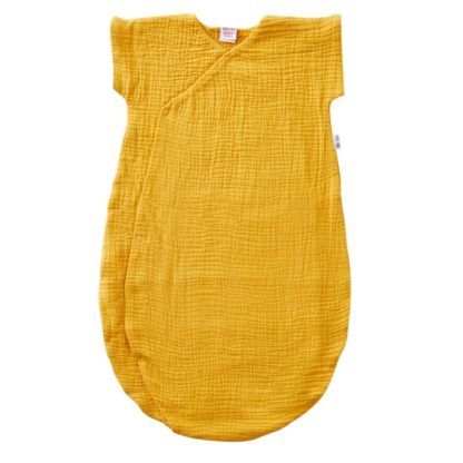 Gigoteuse été kimono moutarde 0-6m
