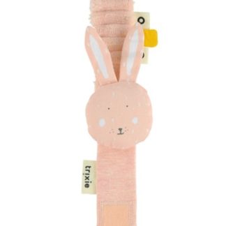 Hochet bracelet: Madame Lapin