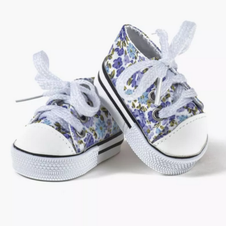 Baskets Komvers fleurs lilas