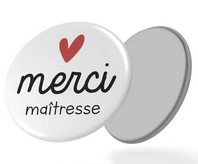 Badge merci maîtresse