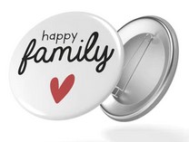 Badge Happy Family