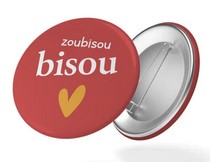 Badge Zoubisou bisou