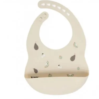 Bavoir silicone fruits, galet