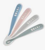 Cuillère 1er âge silicone x4