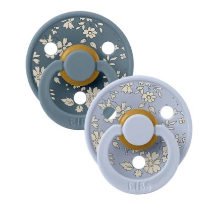 Tétine liberty dusty blue mix T2