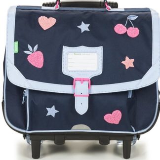 Cartable à roulette Tann's Juliette bleu 38cm