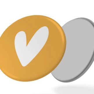 Magnet Coeur jaune