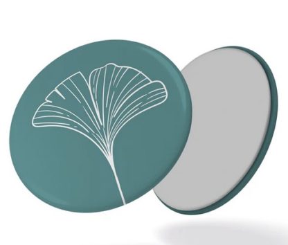Magnet Fleur fond turquoise