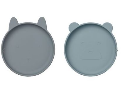 Assiette blue mix (1 modèle aléatoire)
