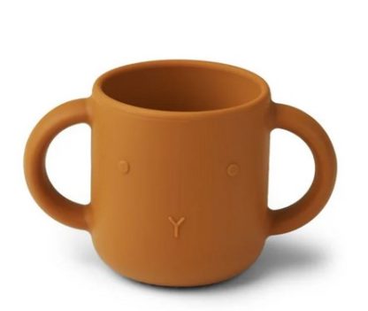 Gobelet silicone lapin: Moutarde