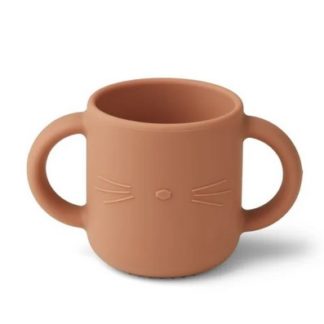 Gobelet silicone chat: Rose