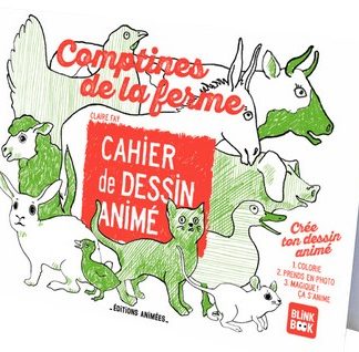 Cahier de dessin animé: Les comptines de la ferme
