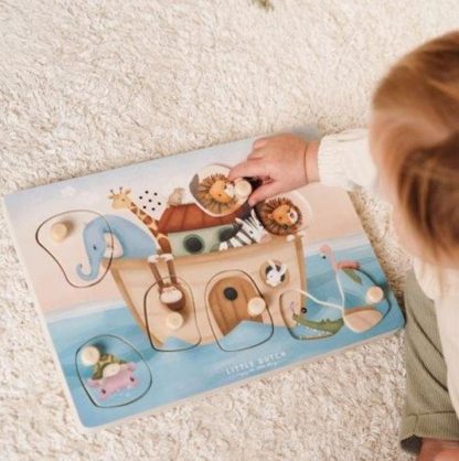Puzzle sonore en bois arche de noé – Image 2