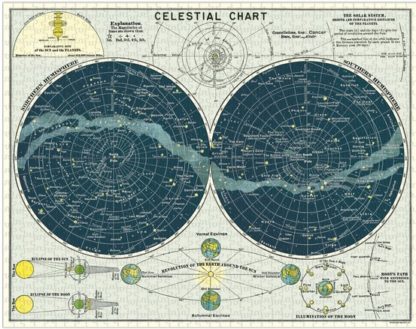 Puzzle cavallini celestial 1000pcs – Image 2