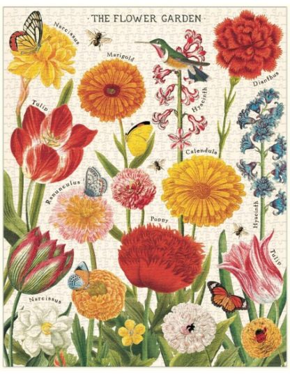 Puzzle cavallini flower garden 1000pcs – Image 2