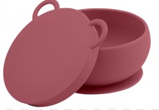 Bol ventouse couvercle terracotta