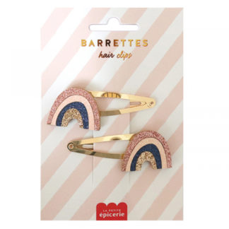 Barrettes arc-en-ciel