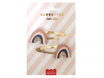 Barrettes arc-en-ciel