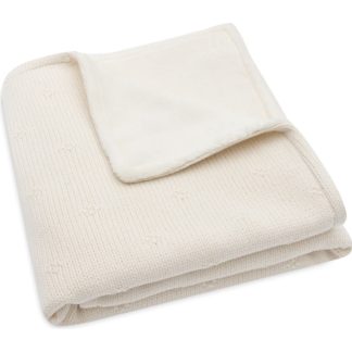 Couverture cosy blanche 75x100 cm