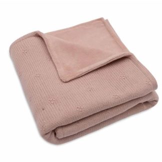Couverture cosy rose 75x100 cm