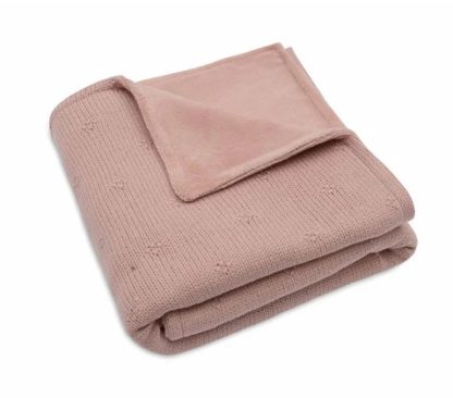 Couverture cosy rose 75x100 cm
