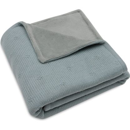 Couverture cosy vert d'eau 75x100 cm