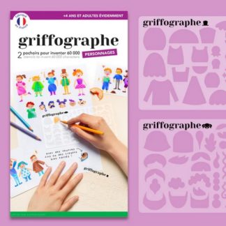 Griffographe pochoirs personnages