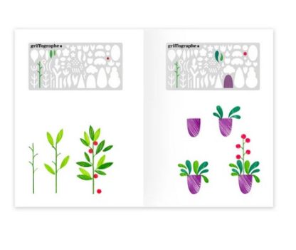 Griffographe livret fleurs et oiseaux – Image 2