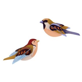 Art mural: Sparrows