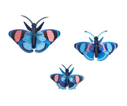 Art mural: Peacock butterflies x3