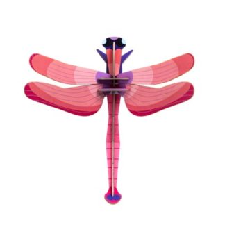 Art mural: Ruby dragonfly