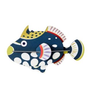 Art mural: Clown tiggerfish