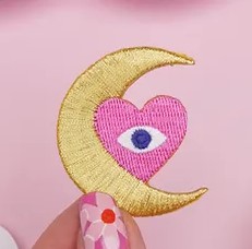 Patch thermocollant lune adorée