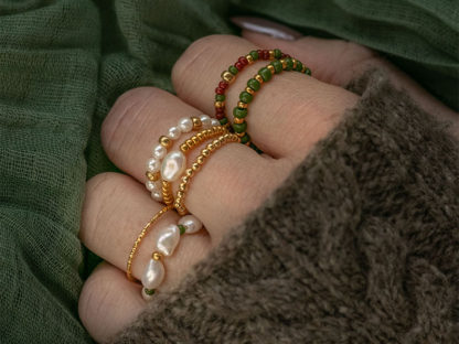 Kit mes bagues en perles naturelles – Image 2