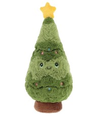 Peluche sapin de Noël 16 cm