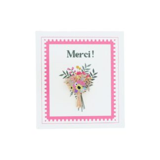 Pin's bouquet merci