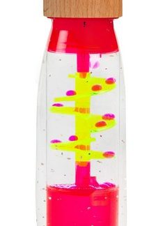 Bouteille sensorielle: move spirale pink
