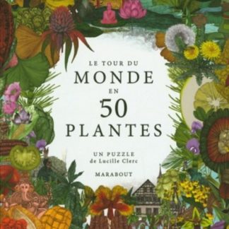 Puzzle le tour du monde en 50 plantes 1000 pcs