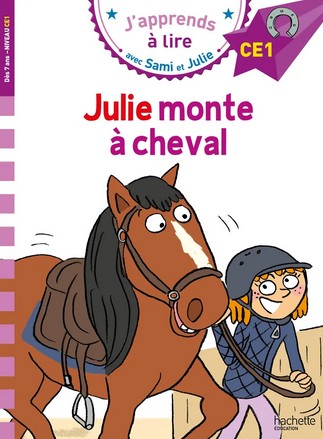 Julie monte à cheval