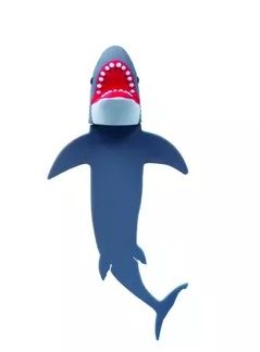 Marque pages requin